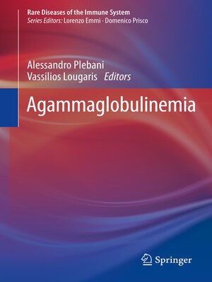 cover image of Agammaglobulinemia
